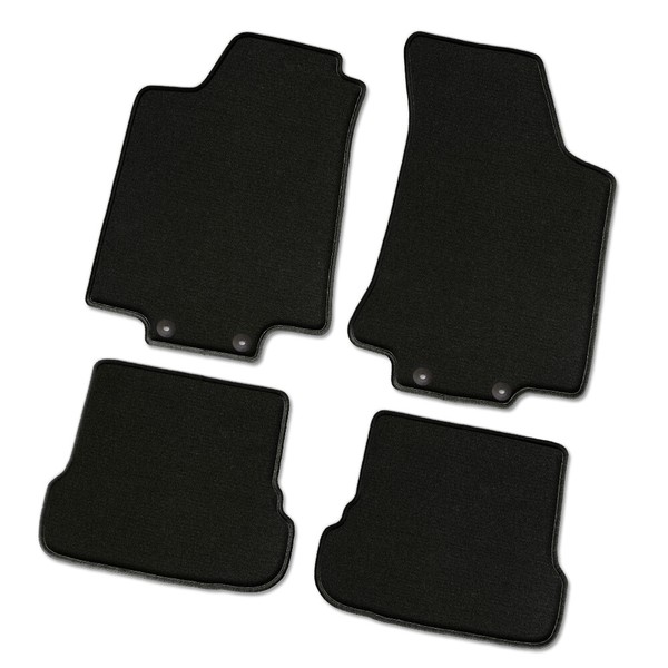 Auto-FußMatten Supreme Schwarz FüR Seat Ibiza 6F Ab 2017 Automatten Autoteppiche-image