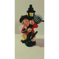 Vintage Barware Price Imports Drunk  Scotsman on Lamp Post - Bar Utensil Holder