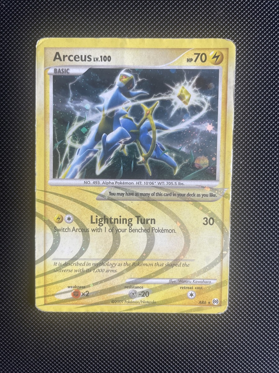 Pokémon TCG Arceus LV.100 - Platinum Arceus AR6 - Holo Rare