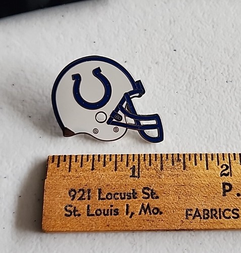 Indianapolis Colts, 2 Lapel Pins, NFL Football , NOS, Vintage - Picture 7 of 10
