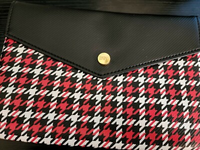 Ipsy Glam Bag Golden Glam Black Friday 2021 Red/Black Cosmetics Makeup Case