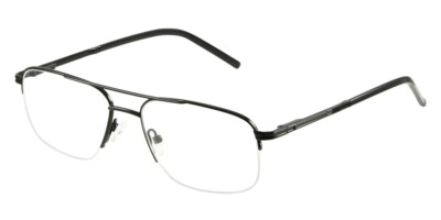 VIVA VV0301 B84 Black Metal Aviator Optical Eyeglasses Frame 54-17-140 VV RX