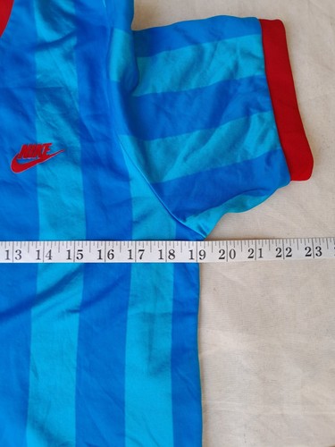 Vintage Panionios jersey Mens Medium Blue Nike 1986-87 thermal Shirt - Picture 10 of 11