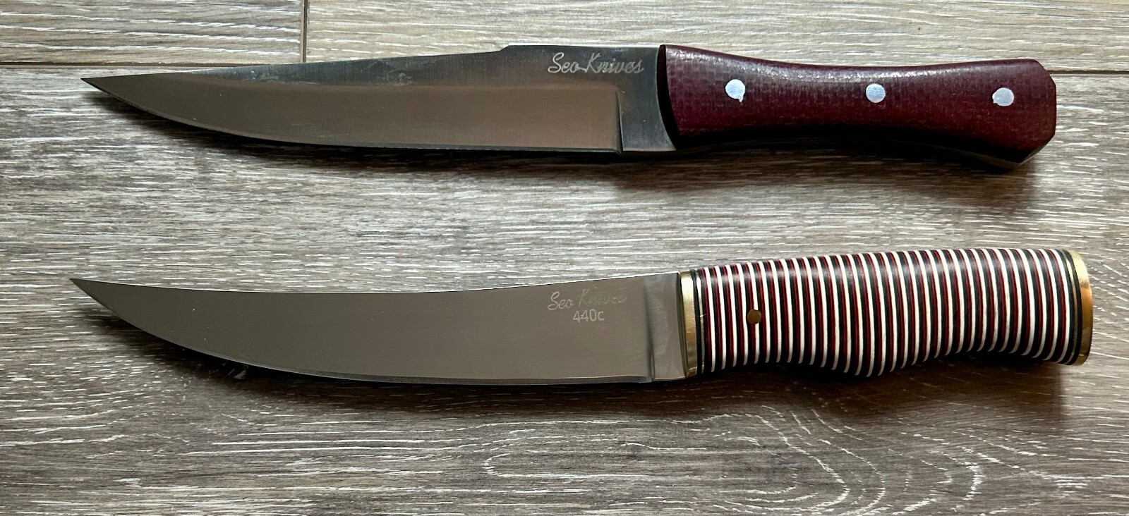 SEO CAMP KNIVES - SET OF 2 WITH SHEATHS