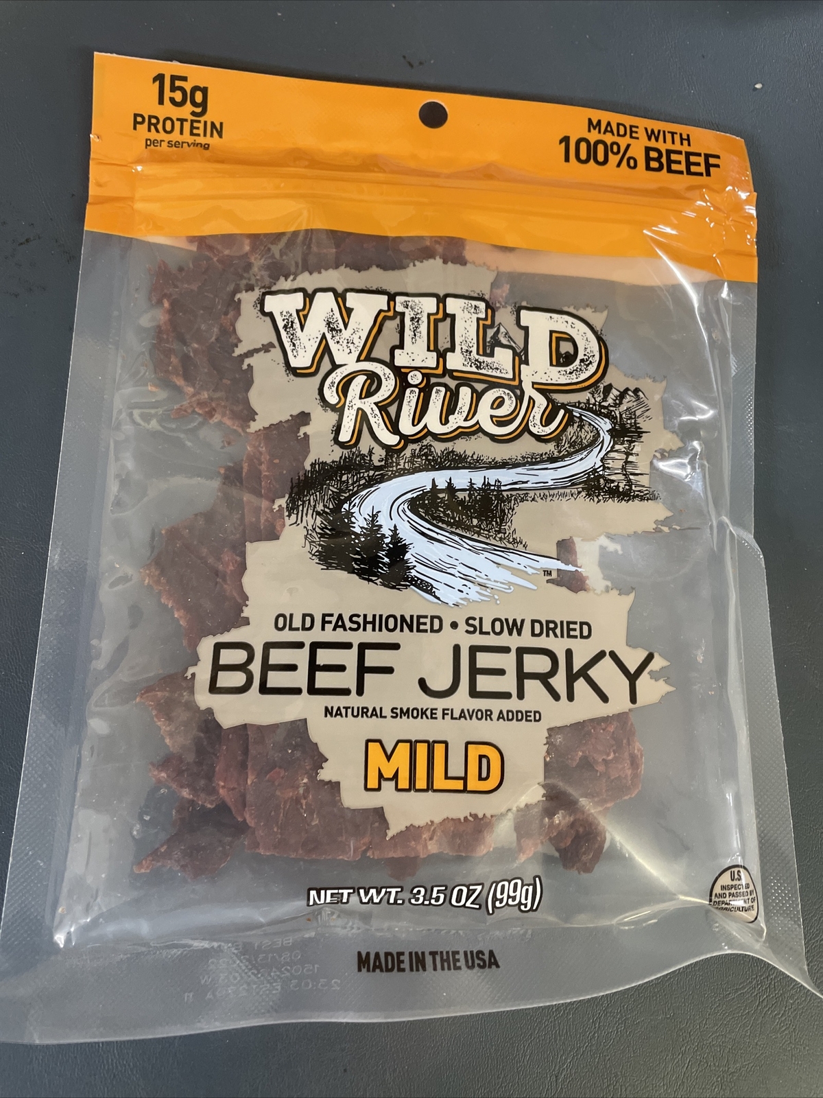 25 Lg. Bags Wild River Beef Jerky Mild eBay
