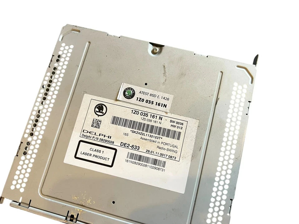 Autoradio Radio Navi Navigationsgerät CD 1Z0035161N Skoda Octavia - Bild 3 von 3