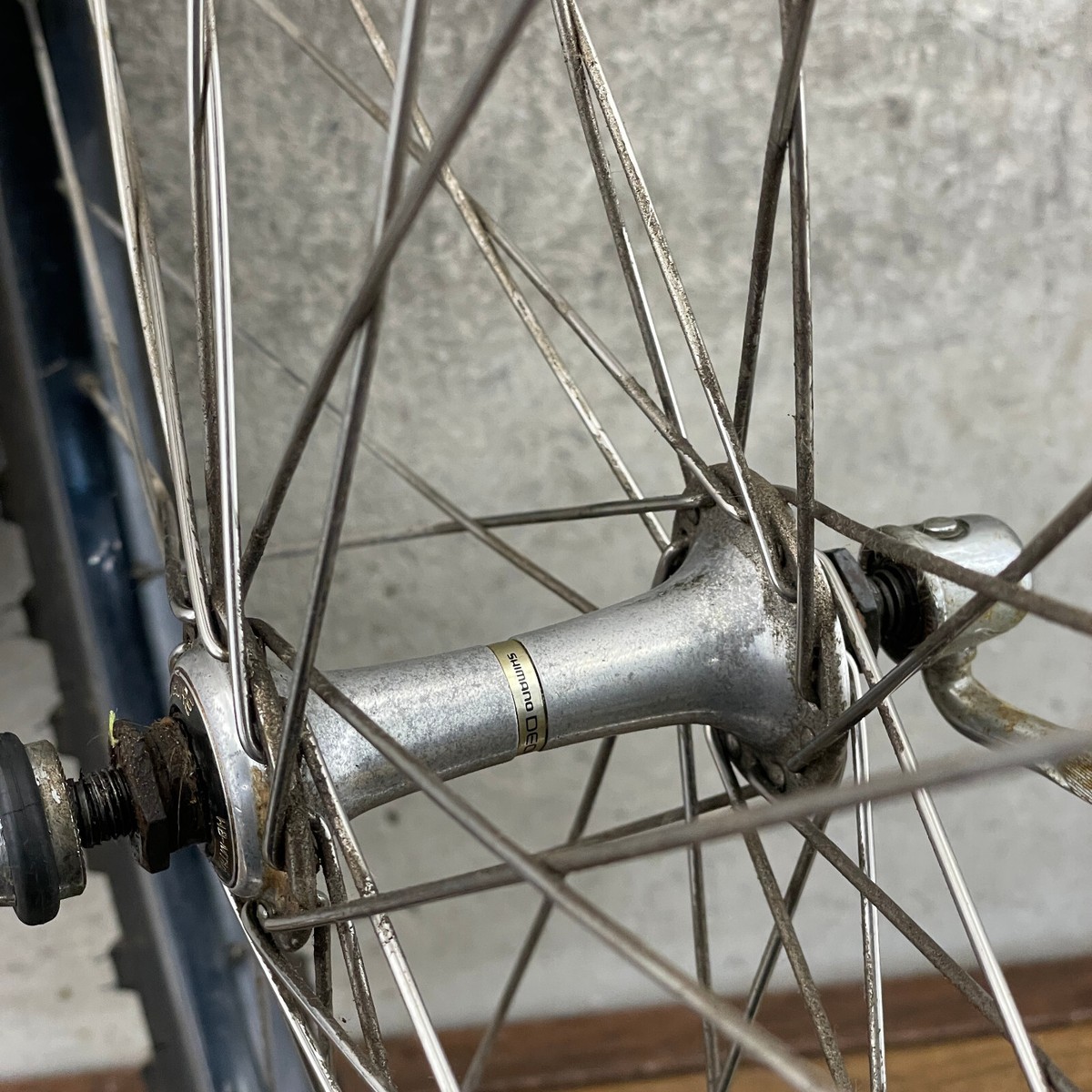 【80s☆ビンテージ】ARAYA RM-20リム×SHIMANO DEOREハブ ARAYA (RM-20)× SHIMANO (Deore XT)ホイールセット