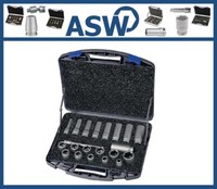 "Asw Kraftstecknusssatz 720 KLS 21 OL 21-Teilig 1/2\" Im Kunststoffkoffer # 173803"