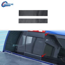 2xrear Trunk Window Sticker Cover Trim Decal For Dodge Ram 1500 11 Carbon Fiber