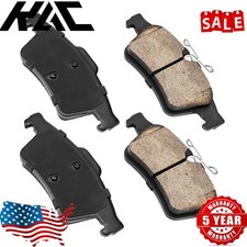 4pcs Rear Ceramic Brake Pads For Ford Focus 2012-2018; Escape 2013-15 2016 D1095