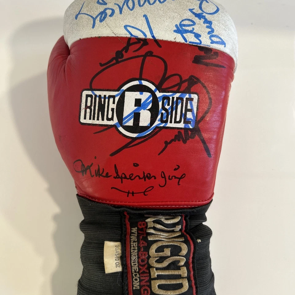 ROBERTO DURAN, RAY MERCER, JAMES TONEY,AND MORE ! SIGNED GLOVE,BAS AUTHENTICATED - Image 3 of 4