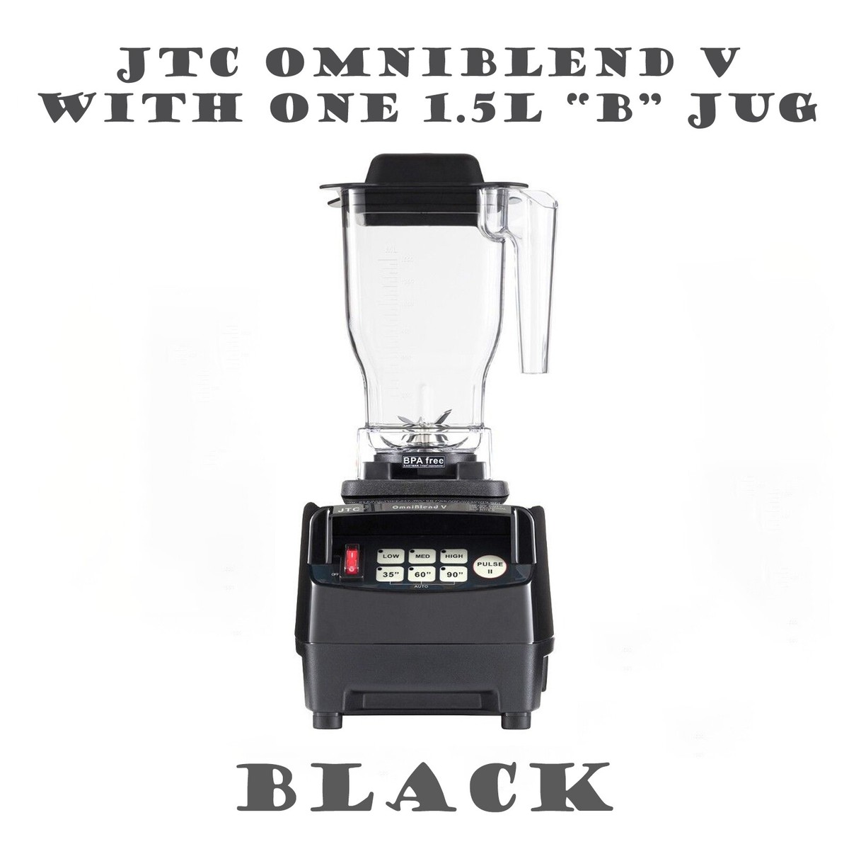 JTC OmniBlend Pro Commercial Blender One Jug Ice Crusher Smoothie