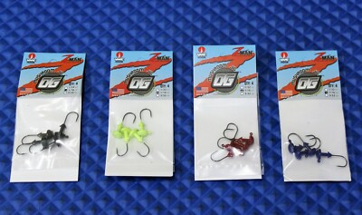 Z-MAN OG Mushroom Jig 1/16 Oz 4 Count OG116-PK4 CHOOSE YOUR COLOR!