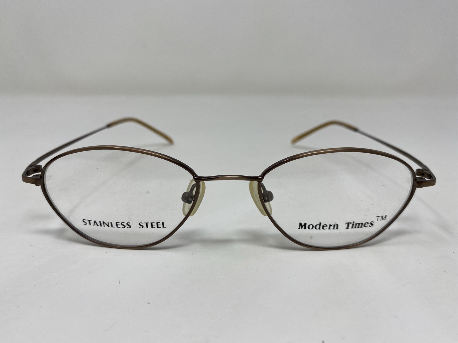 Modern Times AMOUR COFFEE 49-18-140 Brown Metal Full Rim Eyeglasses Frame !X02