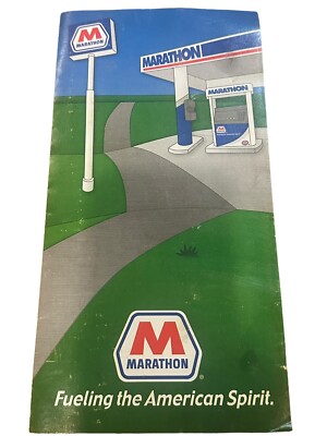 Marathon Fueling The American Spirit Decal Children s brochure Sticker