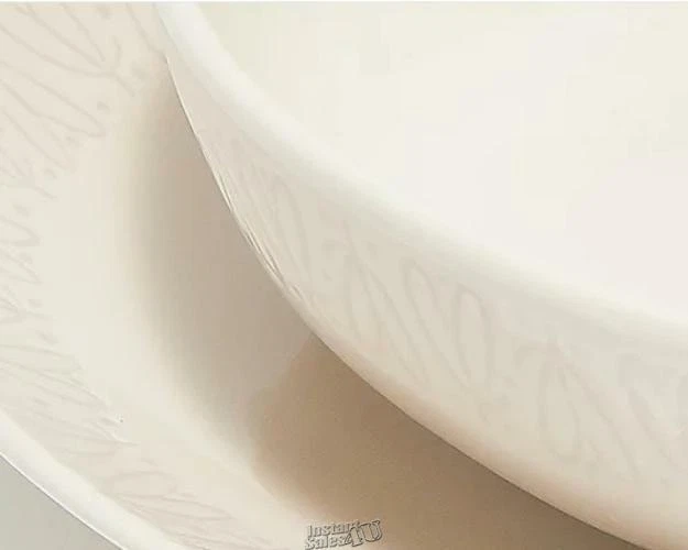 Ayesha Curry 2-Piece Serving Platter and Serving Bowl Dish Set Vanilla Beige - Image 4 of 4