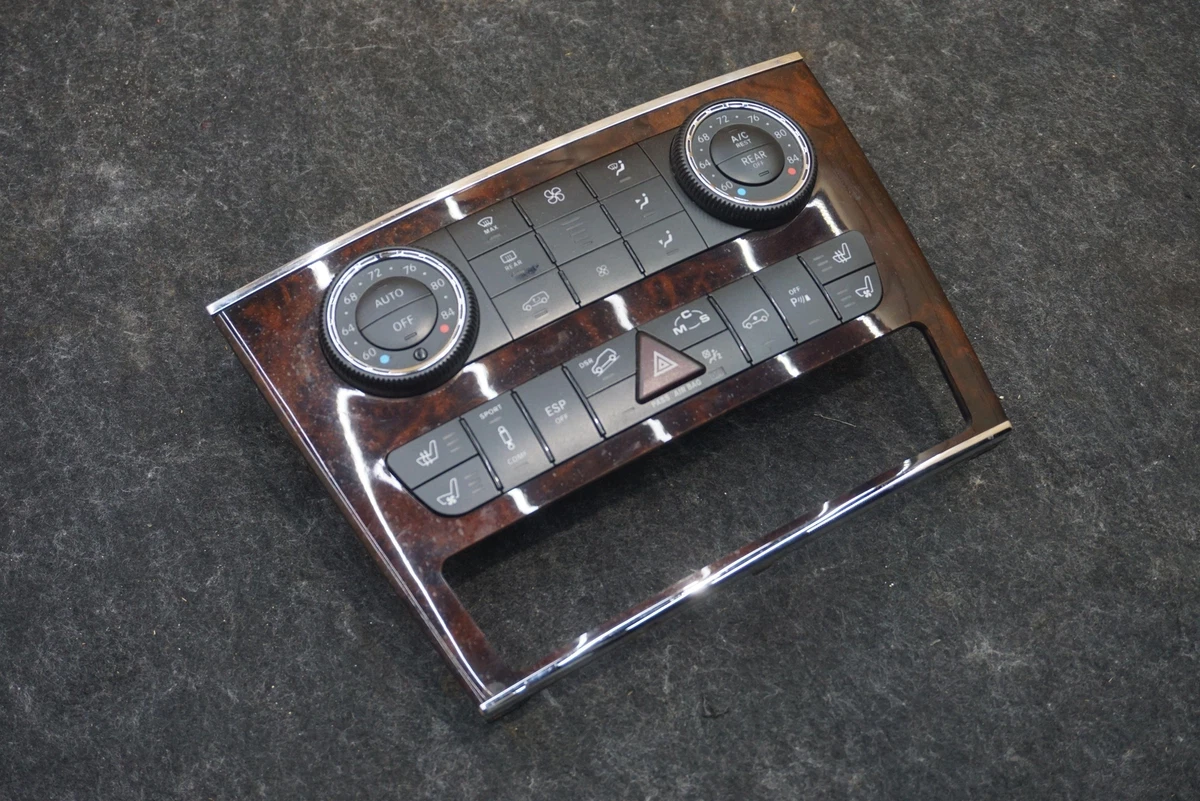 Front AC Heater Control Wood Trim 2518703990 Mercedes ML63 AMG 