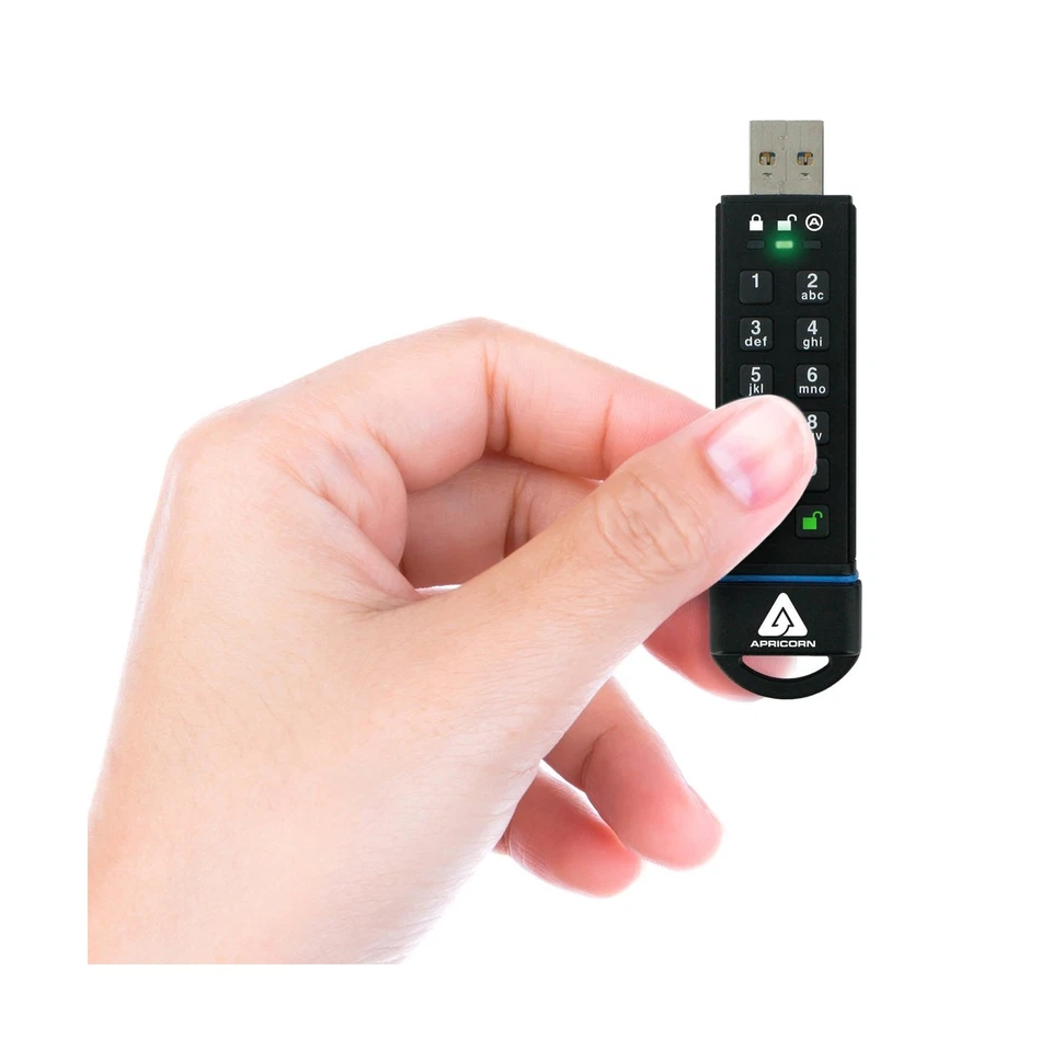 Apricorn 30GB Aegis Secure Key FIPS 140-2 Level 3 Validated 256-bit Encryptio... - Image 4 of 4