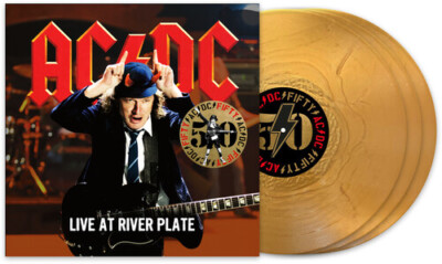 AC/DC - Live At River Plate (50th Anniversary) [New Vinyl LP] Colored Vinyl, Gol