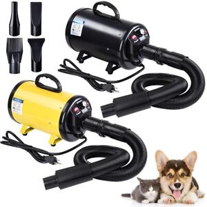 Portable Pet Cat Dog Hair Dryer Hairdryer Blower Grooming Heater w/ 4 Nozzles - Click1Get2 Black Friday