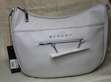 Replay Beuteltasche hellgrau