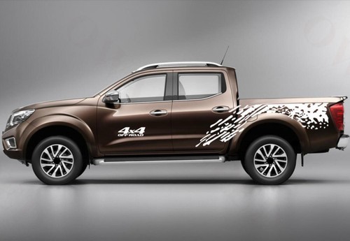 Graphics Mud Splash Car Sticker For Nissan Navara NP300 Trunk Side Door Decals - Picture 5 of 6