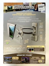 NEW Monster 121535-00 PerfectView 450S FlatScreen Silver PowerMount up to 24"