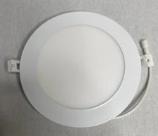 15W 7-Inch Round Cool White Recessed Lighting LED Ceiling Can Panel Light