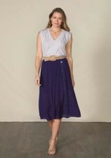 Matilda Jane Good Hart GH Dahlia Midi Skirt with Side Buttons size S Small NWT
