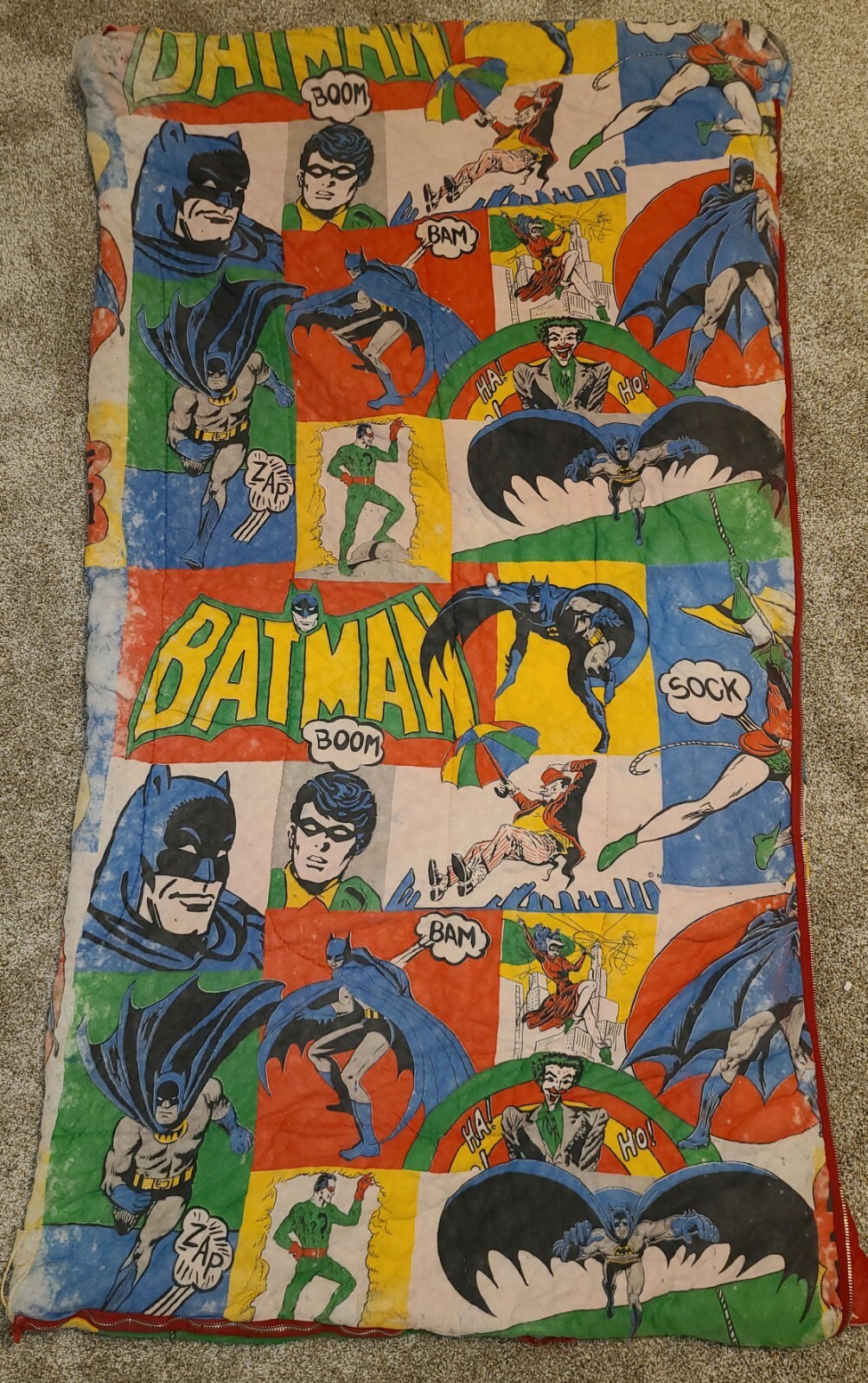Vintage DC Comics Batman Sleeping Bag eBay