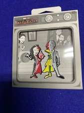 WandaVision Vision Scarlet Witch Retro TV Split Reality Pin Set Disney Marvel