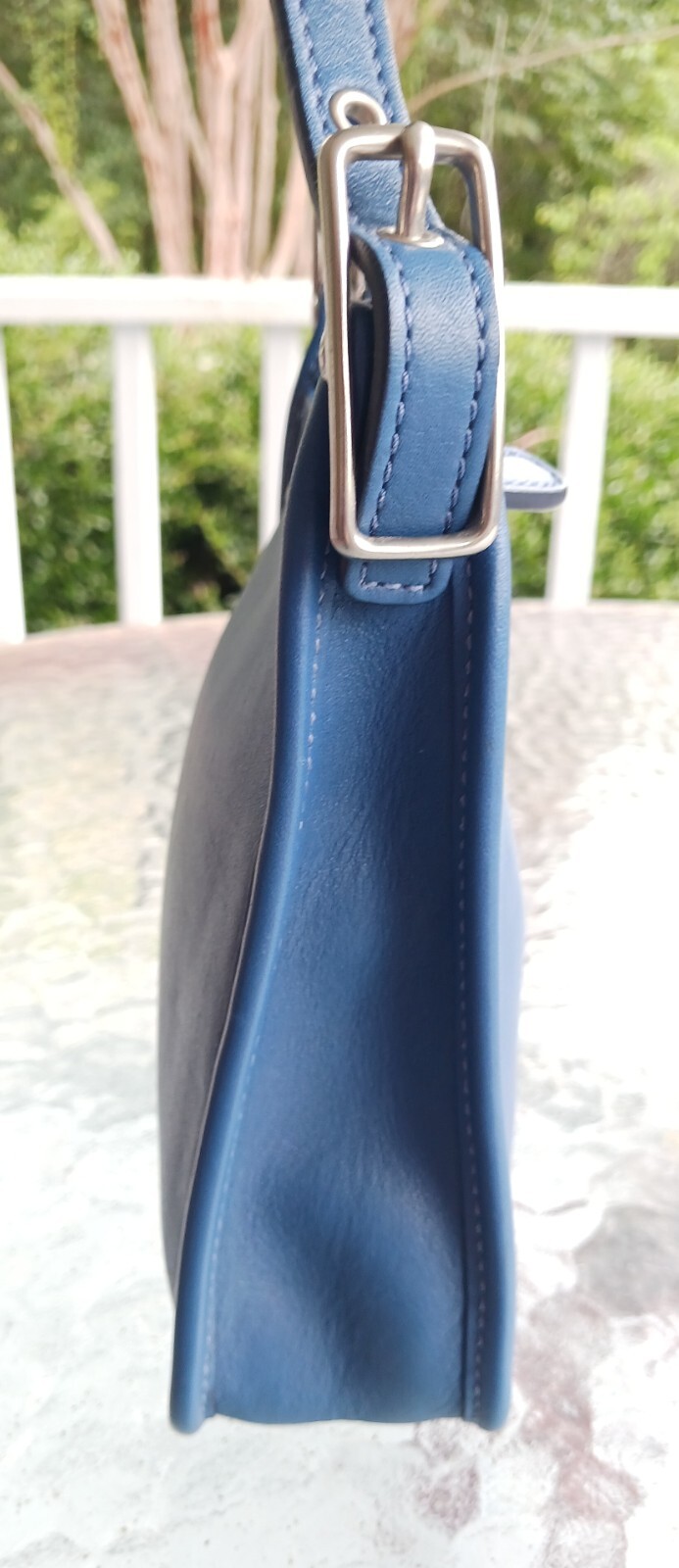 Coach 6610 Vintage Mini Janice Cobalt Blue Crossbody Bag image 6