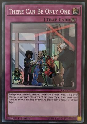 YuGiOh There Can Be Only One Super Rare EXFO-EN076