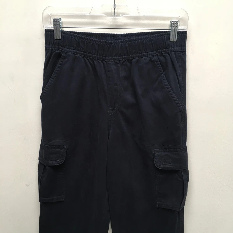 Pantalones informales Childs Place Boys azul marino cintura elástica pierna recta 14 nuevos Foto 4 de 4