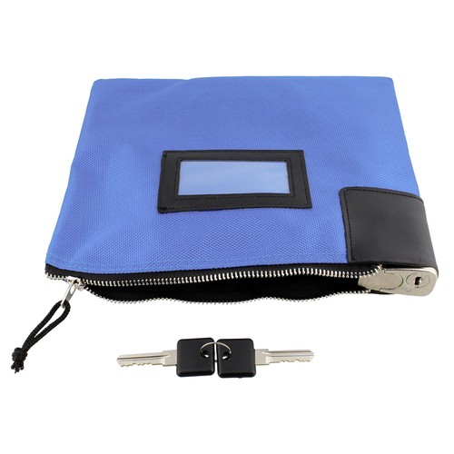 BISupply Locking Money Bag Lock Bag Bank Bag with Lock Cash Bag in