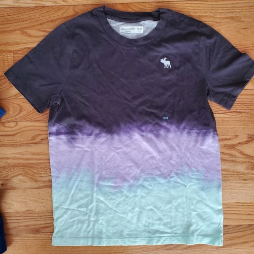 3 Pc Abercrombie Kids Shirts Sz 13/14 (2 New, no tags) Tank Tie dye colorblock - Picture 5 of 6