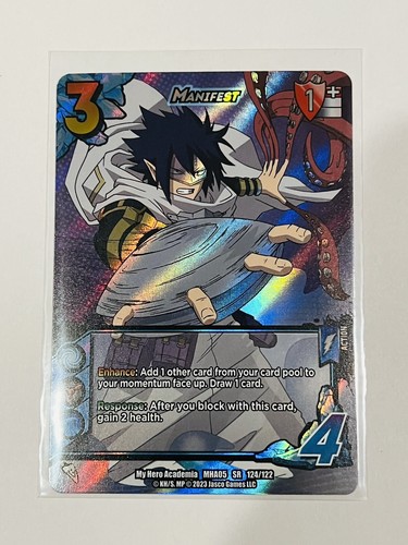 My Hero Academia Undaunted Raid - Manifest SR, A Spear And A Shield SR Foil (2) - Picture 3 of 6
