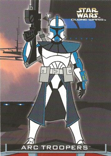 STAR WARS CLONE WARS ANIMATED CARDS 1 TO 90 BASE / BASIC CARDS BY TOPPS - Picture 23 of 109
