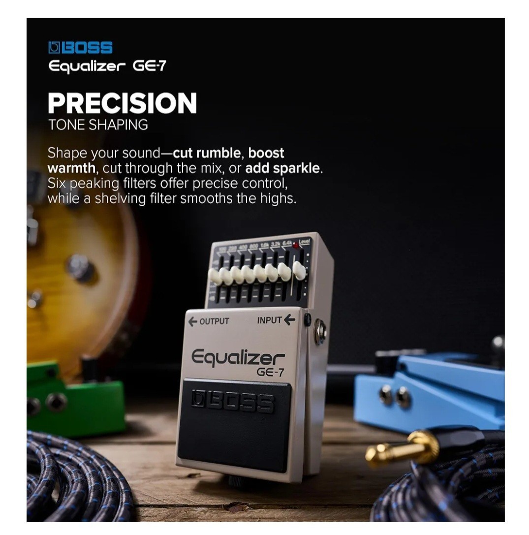 ギター BOSS GE-7 Equalixzer BOSS GE-7 Equalizer Pedal | Guitar Center