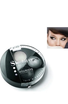 Bourjois Smoky Eyes Trio Eyeshadow 01 GRIS DANDY Palette Neu Unbenutzt Selten x1 