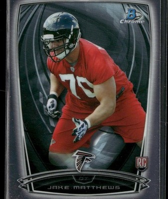 2014 Bowman Chrome #127 Jake Matthews Rookie