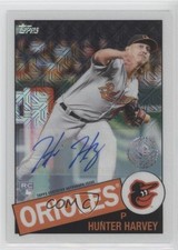 2020 Topps Silver Pack 1985 Chrome Baseball Series 2 /199 Hunter Harvey Auto 4z8