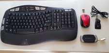 Logitech Bundle K350 Wireless WAVE Keyboard, M325 Mouse, USB Multi Hub, Receiver