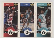1996 Collector's Choice Mini-Cards Stacey Augmon Larry Johnson Greg Anthony 08r7