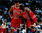 BJ ARMSTRONG SIGNED 8X10 PHOTO BECKETT BAS COA CHICAGO BULLS JORDAN