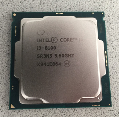 Intel Core i3-8100 SR3N5 3.60GHz Processor