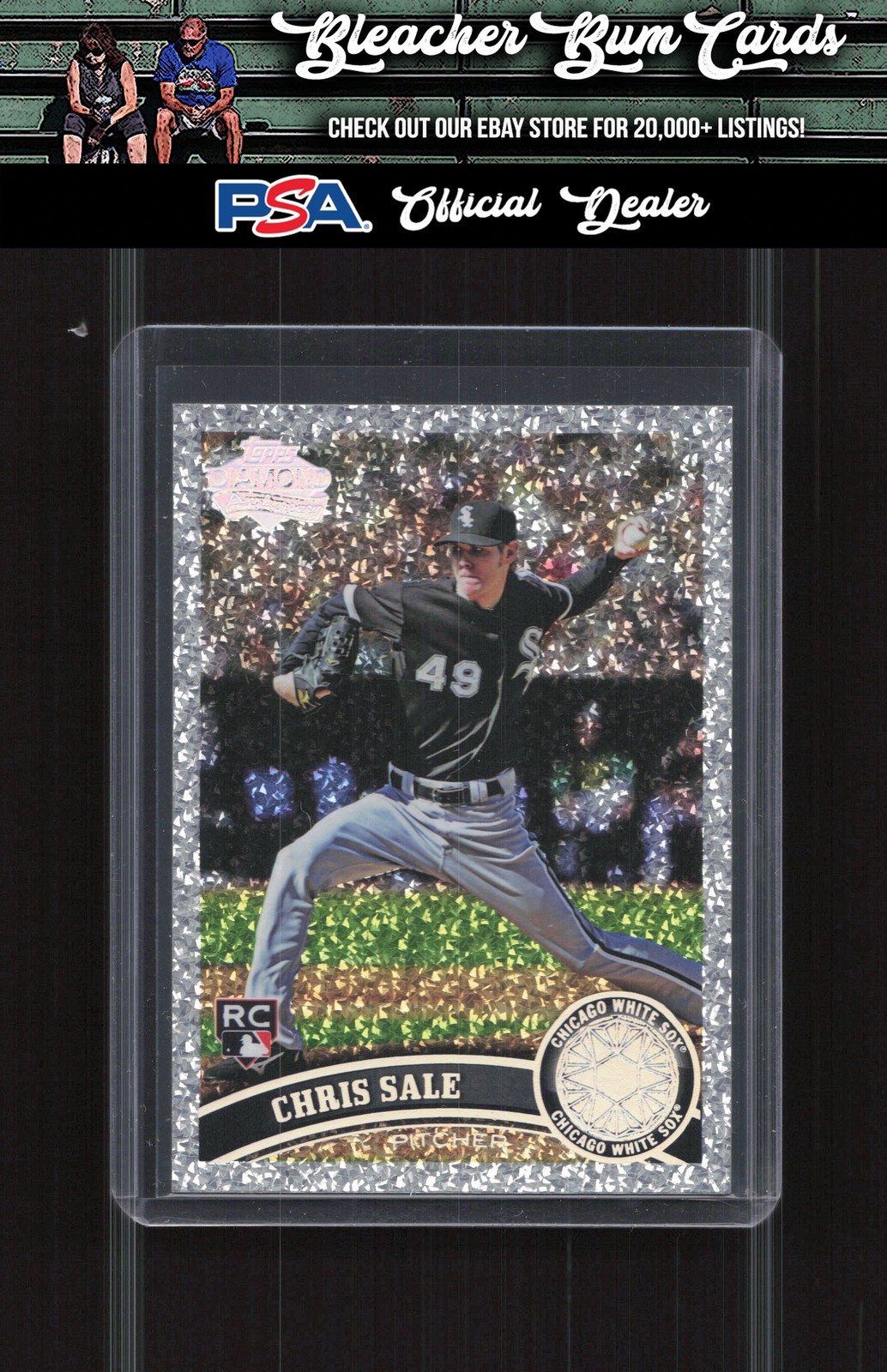 2011 Topps 65 Chris Sale Diamond Anniversary Rookie