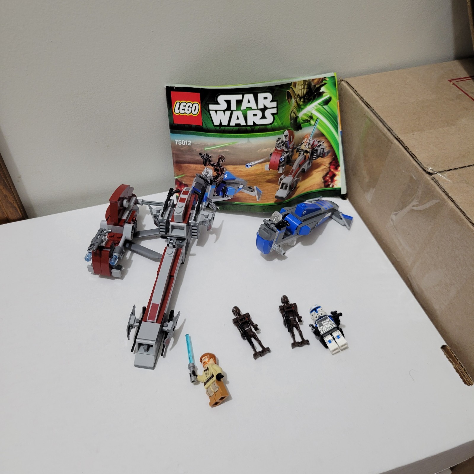 Lego Star Wars 75012 BARC Speeder With Sidecar 100% Complete With Manual And Box