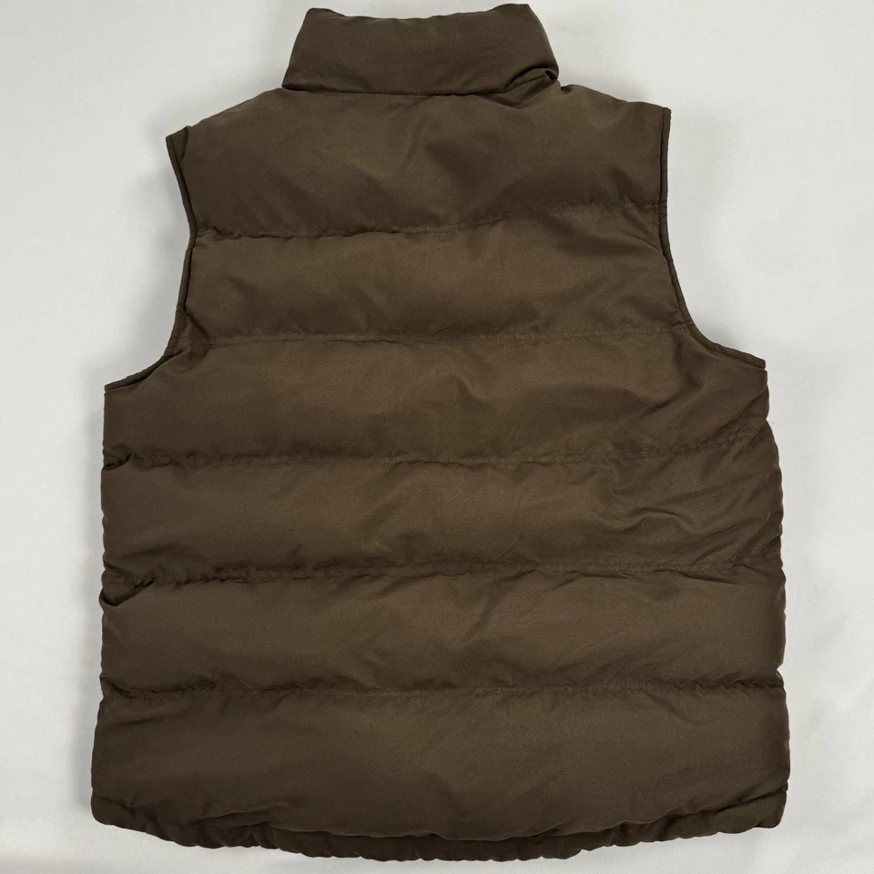 St.Johns Bay Brown Puffer Vest With Zippered Pockets Men’s Size Medium - Image 2 of 2
