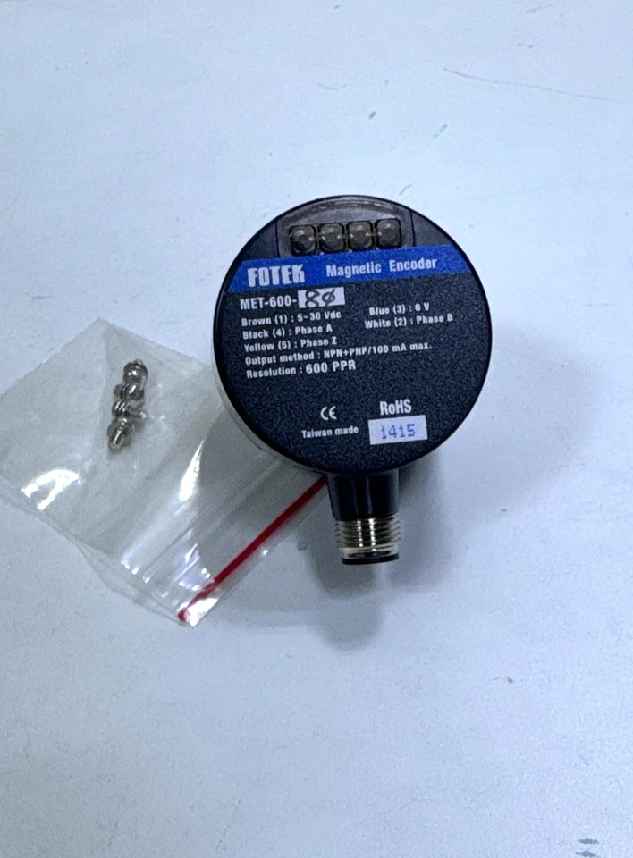 Fotek | MET-600-8-M12 | Magnetic Encoder – 600 PPR Resolution, - Image 2 of 4